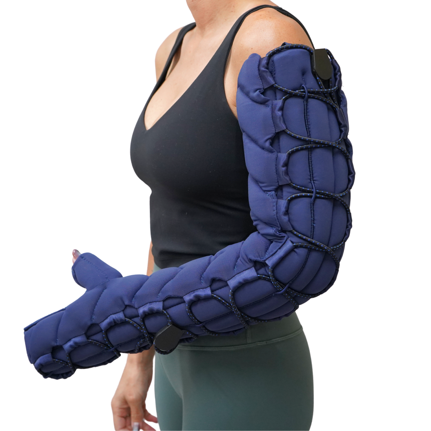 IndigoSleeve Full Arm (Fingertips-to-Axilla)with Adjustable Panel