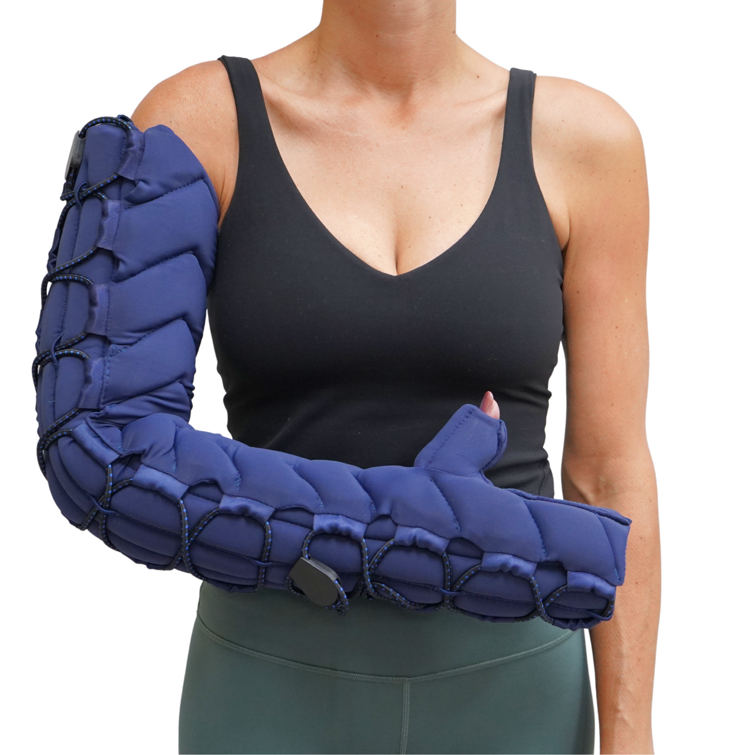 IndigoSleeve Full Arm (Fingertips-to-Axilla)with Adjustable Panel
